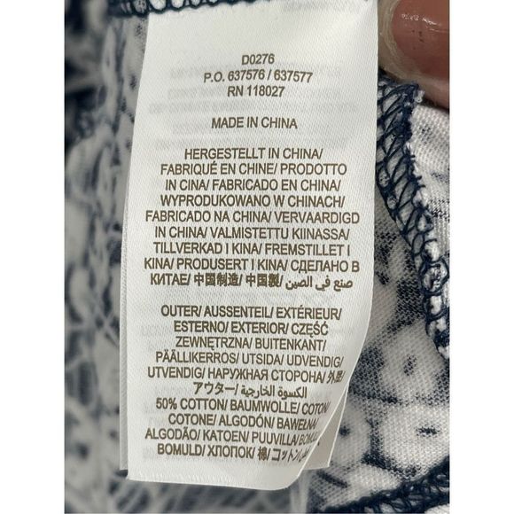 Boden Dress Women Size 14 Back Cutout Floral Mini Dress V Neck Short Sleeve Blue - Picture 12 of 13